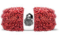 100' Red Metallic Tinsel Garland
