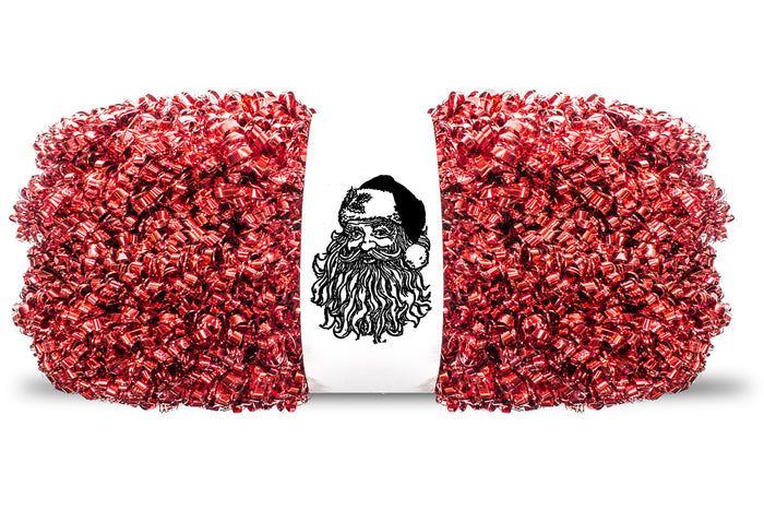 100' Red Metallic Tinsel Garland