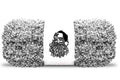 100' Silver Metallic Tinsel Garland