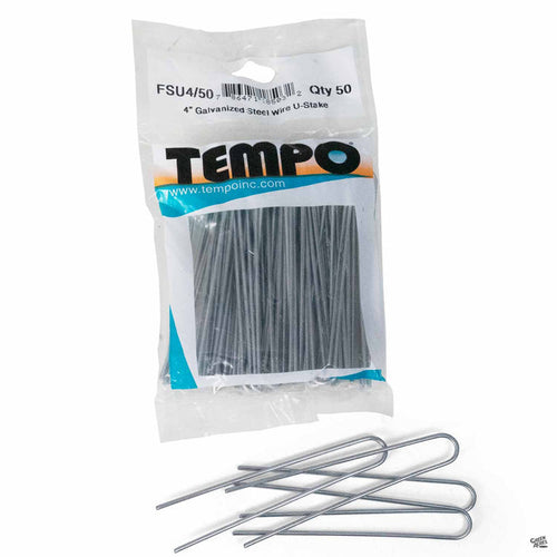 Galvanized Steel Wire U- Stake - 50 pack