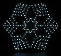 18" Pure White LED Snow Tree Snowflake