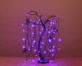 2' Purple LED Battery Operated Willow Tree