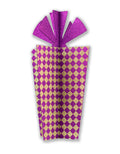 21" Purple and Gold Gift Box