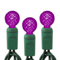 25 G12 Commercial 4" spacing Purple LED String Lights