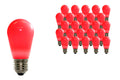 25 Pack T50 Frosted Red Dimmable Replacement Bulb