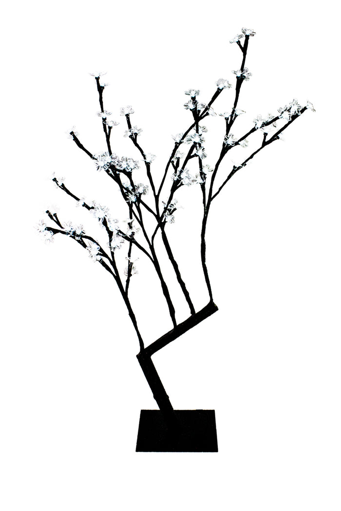 2.5' Pure White LED Cherry Tree