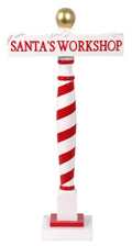 3' Santa's Workshop Sign