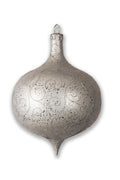 300mm 12" Silver Onion Ornament