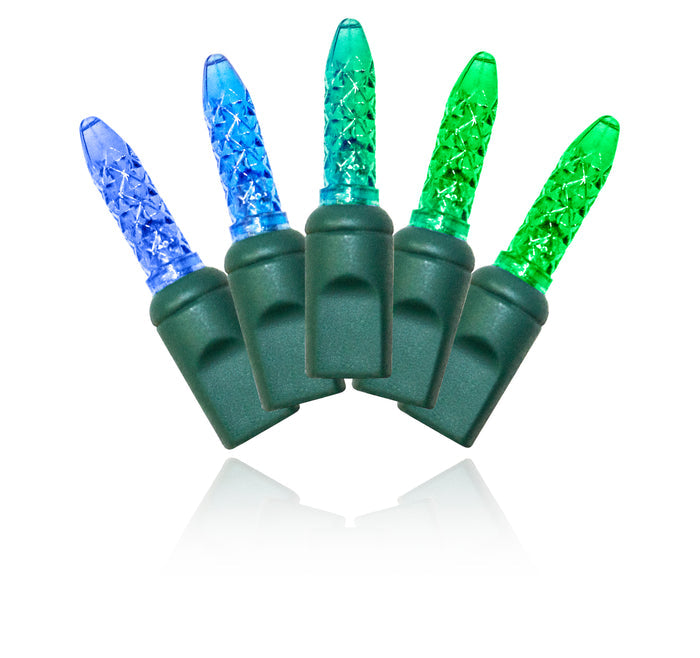 35 Standard M5 LED Colorwave Blue/Green Light String
