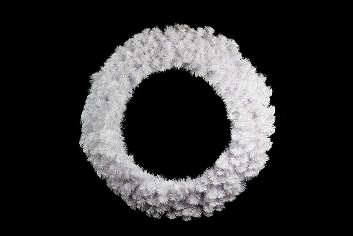 4' White Sequoia Wreath