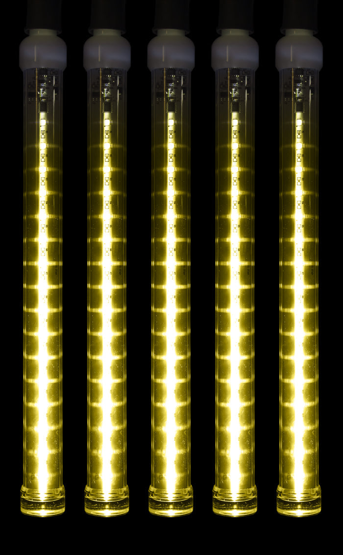5 Pack 12'' Yellow LED Snowfall Tube Lights