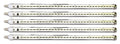 5 Pack of 24" Pure White Snowfall Tubes