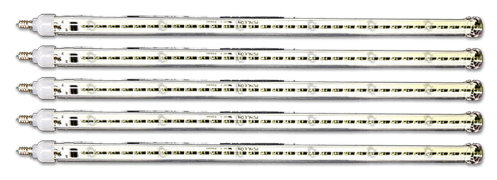 5 Pack of 24" Pure White Snowfall Tubes