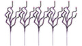 5 Pack of 31" Purple Picks with Light Purple Ball Accents and Glitter Enhancements