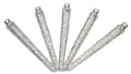 5 Pack of 9" Pure White Icicle Retrofit Lamp with LED Lights