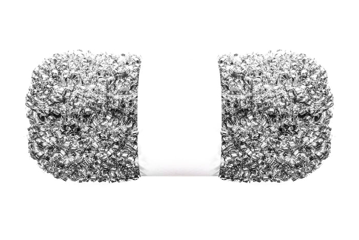 50' Silver Tinsel Garland