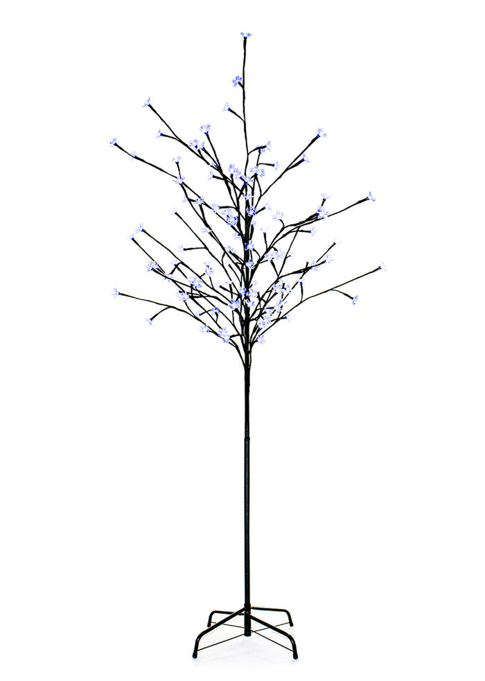 6' Blue LED Cherry Tree