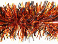6" Matte Black, Translucent Orange and Metallic Orange Garland 20' Section