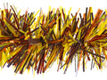 6" Matte Brown Translucent Yellow Metallic Orange Garland 20' Section