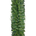 6" Matte Dark Green and Light Green Garland 20' Sections