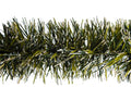 6" Matte Dark Green Natural Snow Tipped 20' Sections