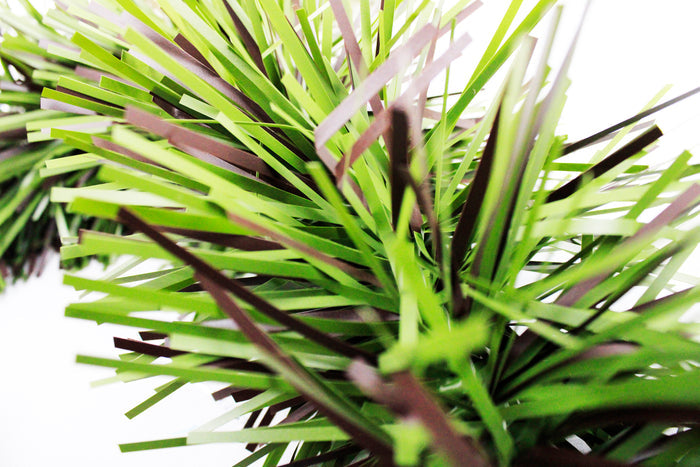 6" Matte Light Green and Brown Garland 20' Section