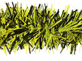 6" Metallic Black Translucent Yellow Garland 20' Section