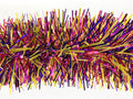 6" Metallic Purple, Pink and Translucent Yellow Garland 20' Sections