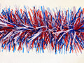 6" Red, White, and Blue Stuffed Garland 20' Long