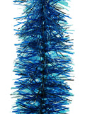 6" Translucent Blue, Metallic Aqua, and Metallic Silver Garland 20' Sections