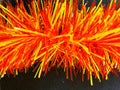 6" Translucent Red, Orange and Yellow Garland 20' Section