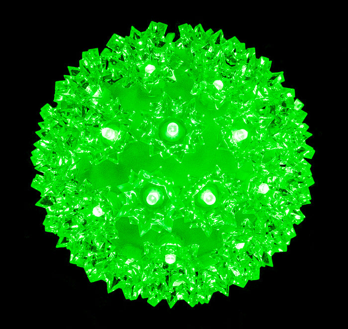 7.5" Sphere 100 Mm Green LEDS
