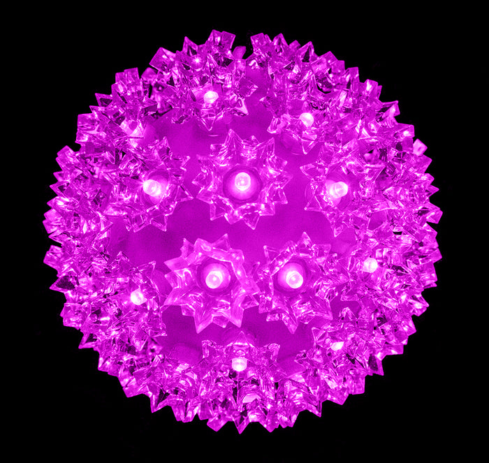 7.5" Sphere 100mm Purple LEDS
