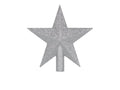 9" Silver Star Tree Topper