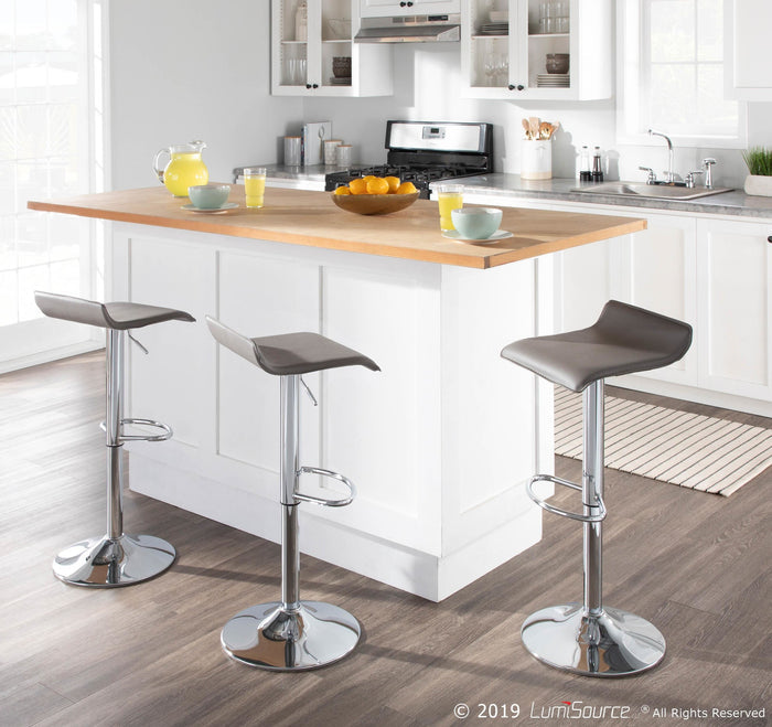 Chrome/Grey Pvc
