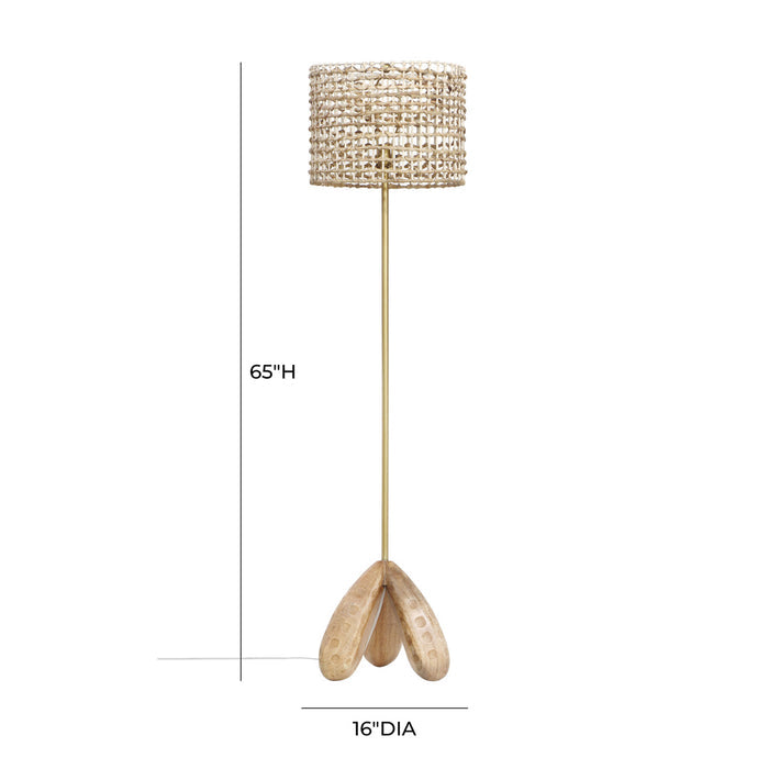 Alondra Wooden Floor Lamp
