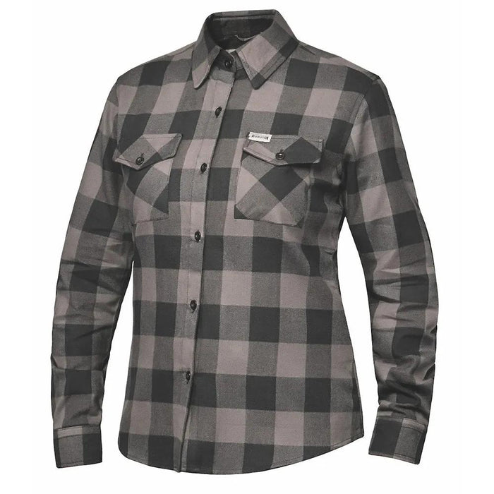 Ashwood - Women's armored Motorcycle Flannel Shirt