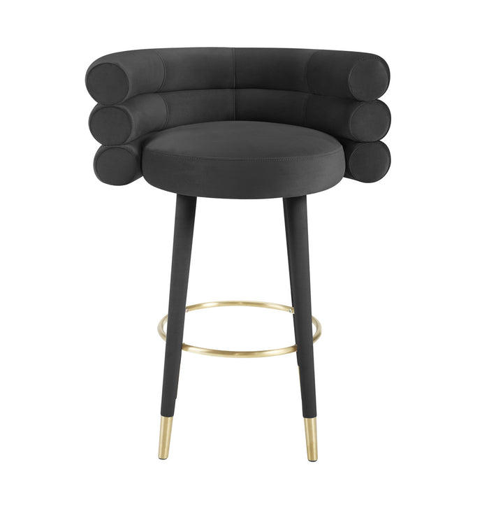 Betty Foam Velvet Barstool