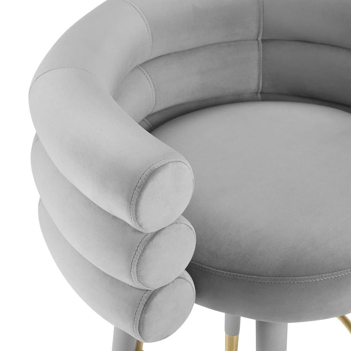 Betty  Velvet Counter Stool