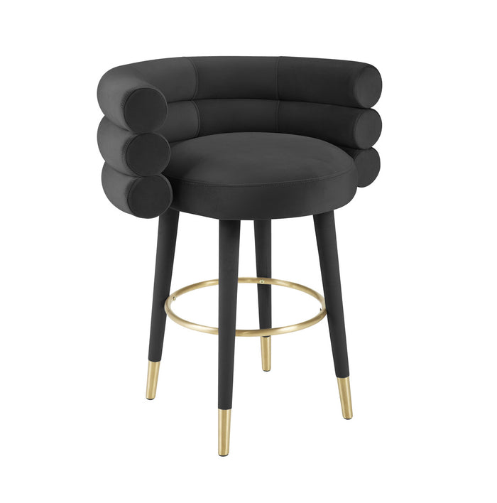Betty  Velvet Counter Stool