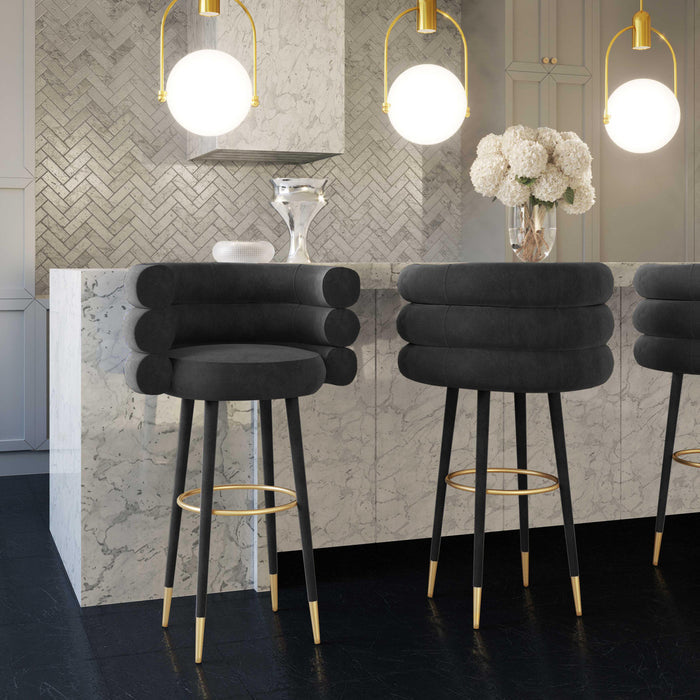 Betty  Velvet Counter Stool