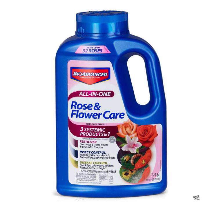 BioAdvanced All-In-One Rose and Flower 4 pounds RTU granules