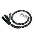 Black & Gray Biker Get Back Whips