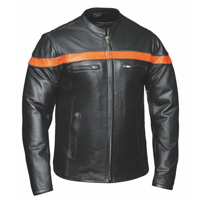 Blaze - Men's Premium Leather Motorcycle Jacket