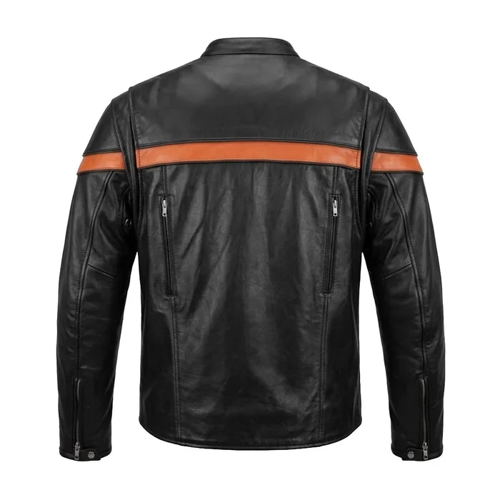 Blaze - Men's Premium Leather Motorcycle Jacket