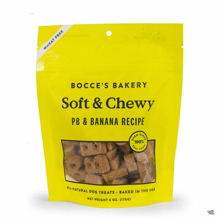 Bocces Bakery - Soft and Chewy - PB and Banana Recipe 6 ounce