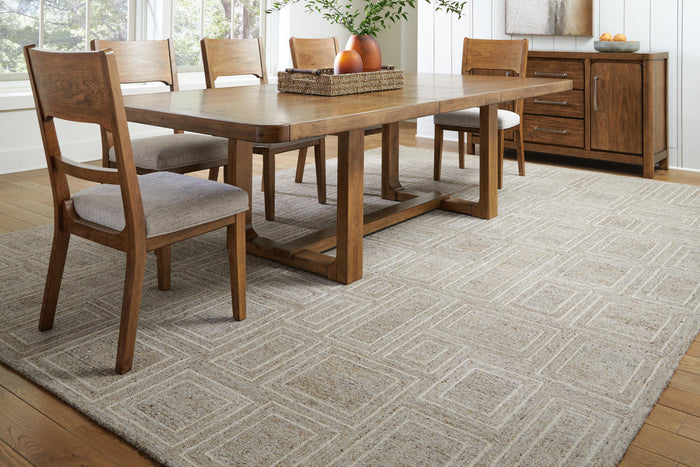 Brickburgh Rugs Collection - Gray/Ivory/Honey