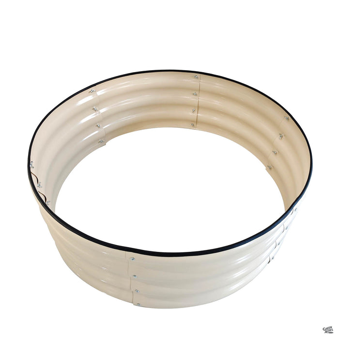 Circular Raised Bed White