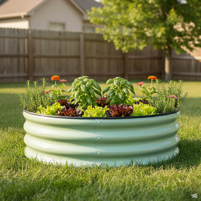 Circular Raised Bed Green