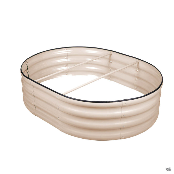 Oval Raised Bed White